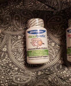 DrFormulas' Best Probiotics for Women & Men | Nexabiotic Multi Probiotic with Saccharomyces Boulardii, Lactobacillus Acidophilus, B. infantis, Prebiotic 60 Count Capsules (Not Pearls) Unflavored for Men and Women 60 Count (Pack of 1) 39 81GXa KDNZL