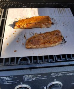 Kona Copper Grill Mats - Ultimate Grill Mats for Outdoor Grill, Nonstick, BBQ Grill Mat for Gas, Pellet, & Charcoal Grills, The Essential BBQ Mat for Every Grilling Enthusiast. Set of 2, 0.30mm Thick 28 81GXzmm3LyL