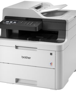Brother MFC-L3750CDW Compact Digital Color All-in-One Printer Providing Laser Quality Results with 3.7" Color Touchscreen, Wireless and Duplex Printing (MFCL3750CDW), White New Model: MFCL3750CDW 32 81GZGU62i0L
