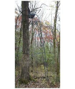 Alternative view of Guide Gear 18’ Jumbo Ladder Tree Stand for Hunting with Seat and Shooting Rest, Deer Hunting Accessories