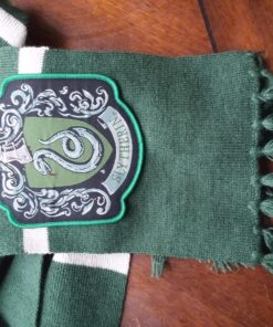 Harry Potter Slytherin Patch Knit Scarf, OSFM, Green 19 81GeMYrgVsL