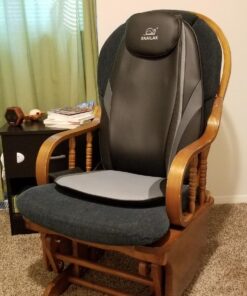 Snailax Shiatsu Massage Cushion with Heat Massage Chair Pad Kneading Back Massager for Home Office Seat use Black SL-256 43 81GeY0OuLLL