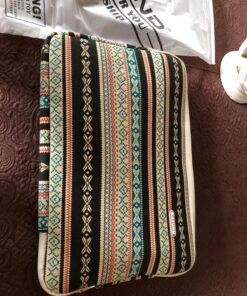 Kayond Canvas Water-Resistant 15 inch Laptop Sleeve with Pocket 15 inch 15.6 inch Laptop Case (15-15.6 inches, New Bohemian) 15-15.6 inches 38 81GfP1VE4TL