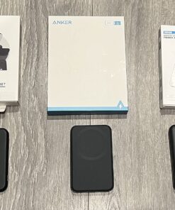 Anker Magnetic Battery (MagGo), 5,000 mAh Foldable Magnetic Wireless Portable Charger and USB-C for iPhone 15/15 Plus/15 Pro/15 Pro Max, iPhone 14/13 Series (Interstellar Gray) Interstellar Gray 54 81GfeFwIXdL