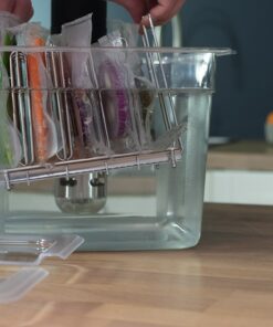 LIPAVI Sous Vide Container Model C10 3.0 Gallon (12 Quarts) 12.7 x 10.3 Inch - NOT INCLUDED: Matching rack and tailored lids for Joule, Anova and more sold separately 12 Quarts 21 81Gg17qhL