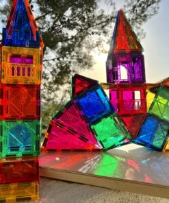 60 PCS Magnetic Building Tiles Kids Toys STEM Magnetic Blocks Sensory Toys Kids Games Magnet Building Toys for Boys and Girls Aged 3+, Kids Brain Development Preschool Kindergarten Toddler Toys 52 81GhAPRmCmL