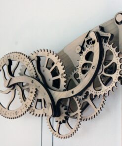 Abong Laser-Cut Mechanical Wooden Pendulum Clock - 3D Clock Puzzle Model Kit - DIY Wooden Clock Kit 18 81Ghrsk0VLL