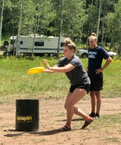 Kan Jam Disc Toss Game - American Made Outdoor Game for The Backyard, Beach, Park, Tailgates - Original, Illuminate, Pro, Travel Edition, and Carry Bag Only The OG 62 81GiDVUTC5L