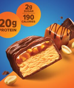Pure Protein Bars, High Protein, Nutritious Snacks to Support Energy, Low Sugar, Gluten Free, Chocolate Peanut Caramel, 1.76oz, 12 Pack (Packaging May Vary) 21 81GiLCGZ4L