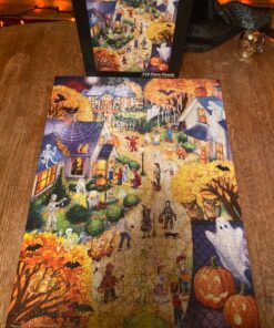 Vermont Christmas Company Halloween Town Jigsaw Puzzle 550 Piece 26 81GjWEXcYL