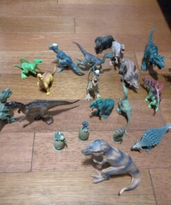 Dinosaur Toys - 20 Packs Dinosaur Figure Play Set with Educational Book, Toy for 3 4 5 6 7 8 Year Old Boys - Plastic Dinosaurs Birthday Gift for Kids 33 81GkRryziQL