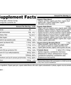 Healthy Delights Naturals, Organic Reds Probiotic’s Powder, Antioxidant Superfood, Naturally Boost Energy, Non-GMO, Delicious Mixed Berry Flavor, 30 Servings- 14.2 ounce 15 81GkgViG KL