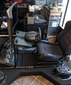 VEVOR Racing Simulator Stand Adjustable Steering Wheel Stand Carbon Steel Racing Wheel Stand fit for Logitech G25, G27, G29, G920, Racing Wheel Gaming Stand, Not Included Wheel,Pedals and Chair Black 65 81Glz7IOm0L