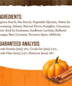 Merrick Fresh Kisses Oral Care Dental Dog Treats for Large Dogs Over 50 lbs Large Dog (50+ Pound) NEW! Pumpkin + Cinnamon 14 Count (Pack of 1) 12 81GnpjU7UPL