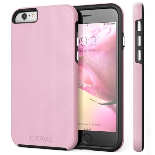 Crave iPhone 6 Case, iPhone 6S Case, Dual Guard Protection Series Case for iPhone 6 6s (4.7 Inch) - Pink