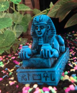 Blue Amenhotep III Sphinx Egyptian Figure Collectible 27 81GpZ45Sn1L