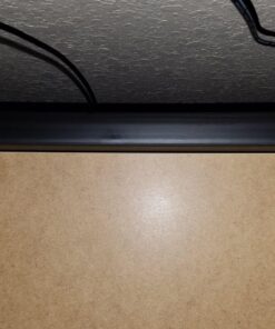 Electriduct Large J Channel Cable Raceway Self Adhesive Desk Cord Organizer and Wire Manager for Computer, Gaming and Entertainment Centers - Black - 48" (4 Feet) Large 48" Raceway 1 44 81GpqG9aeNL