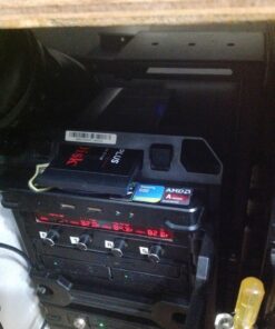 VIVO Adjustable Under Desk and Wall PC Mount, Computer Case CPU Holder with Swivel Action and Secure Locking, Black, MOUNT-PC01 98 81GpxGdLCPL