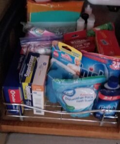 LYNK PROFESSIONAL® Pull Out Cabinet Organizer, 14"W x 18"D - Slide Out Drawers for Kitchen Cabinets - Sliding Pantry Shelves - Roll Out Shelf Storage for Pots, Pans - Lifetime Limited Warranty, Chrome 14" W x 18" D 14x18 Chrome 54 81GqFk4UuCL