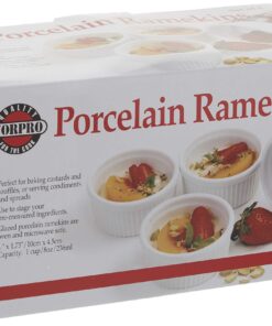 Norpro 8oz/240ml Porcelain Ramekins, Set of 4 27 81GtMVk J7L