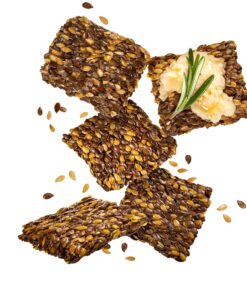 Flackers Organic Rosemary Flaxseed Crackers, Gluten Free, Non GMO, Vegan, Keto Snack, 9 Grams Fiber, 1 Net Carb, 5 Ounce 1-Pack 5 Ounce (Pack of 1) 10 81GuxazupwL