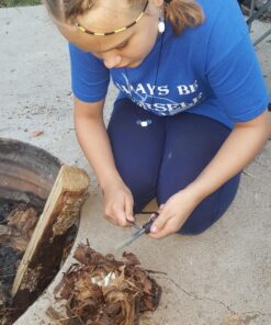 Fire Starter - SurvivalSPARK Emergency Magnesium Fire Starter - Survival Fire Starter with Compass and Whistle 42 81GvC884eJL