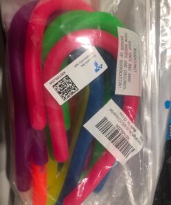 three carriage Colorful Sensory Fidget Stretch Toys-Stretchy Strings Fidget Toy for Relaxing Therapy (12 Pack 6 Colors) - for Adults and Kids-Stress Toy Helps with ADHD ADD OCD Autism Bad 17 81GvG3H8oYL