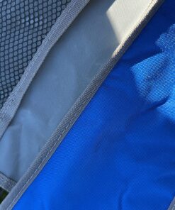 Coleman Big-N-Tall Quad Chair with Cup Holder & Side Pocket, Water-Resistant Oversized Camping Chair Supports up to 600lbs, Great for Tailgating, Camping & Outdoor Use, Carry Bag Included Blue 31 81Gvy6NJrYL