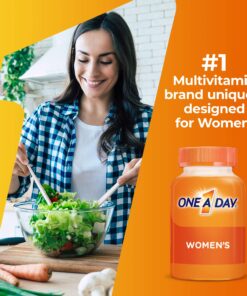 One A Day Women’s Multivitamin, Supplement with Vitamin A, Vitamin C, Vitamin D, Vitamin E and Zinc for Immune Health Support, B12, Biotin, Calcium & More, Tablet, 100 count 36 81GwBiPU82L 1