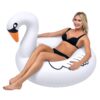 GoFloats Swan Party Tube Inflatable Raft, Float in Style (for Adults and Kids) Large 18 81GxNUcsV4L