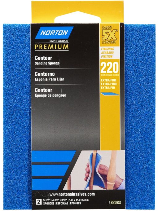 Norton 82083 5X 220 Grit Contour Sanding Pads No Size