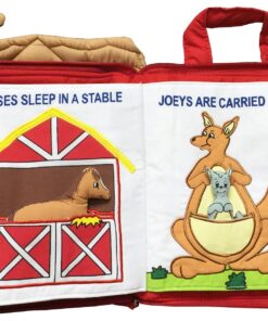 Pockets of Learning Right at Home Quiet Book, Animal Activity Busy Book for Toddlers and Children 12 81GyA7r9ZnL