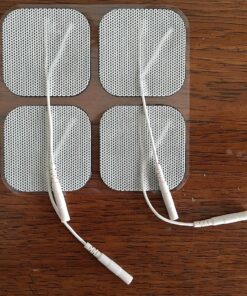 Syrtenty TENS Unit Pads 2"X2" 44 Pcs, 3rd Gen Reusable Latex-Free Replacement Pads Electrode Pads with Upgraded Sticky Electrode Pads Gel and Non-Irritating Design for Muscle Stimulator Electrotherapy 49 81GyoQ9zzeL