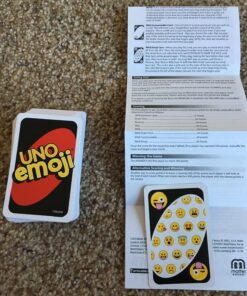 Mattel Games UNO Emojis Multicolor Basic Pack for 7 years and up 21 81Gz62kDhSL