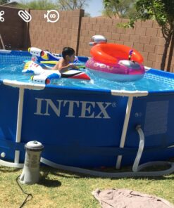 Intex 12-Foot by 30-Inch Metal Frame Pool Set 38 81H vkHjmPL