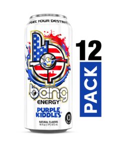Alternative view of Bang Energy Purple Kiddles, Sugar-Free Energy Drink, 16 Ounce (Pack of 12) 36 Fl Oz (Pack of 12)