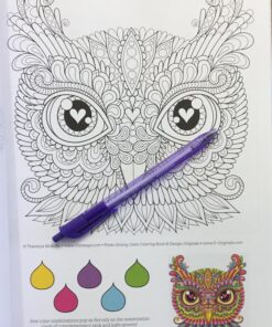Groovy Owls Coloring Book (Coloring is Fun) (Design Originals) 32 Adorable Art Activities with Quiet, Stoic, Wise, and Happy Owls, plus Beginner-Friendly Advice, Techniques, Color Choices, & Examples Paperback, Coloring Book 42 81H3xa7sBUL
