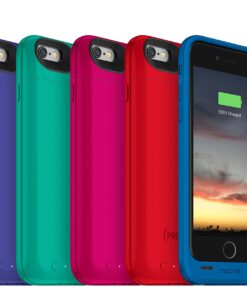 mophie juice pack air - Slim Protective Mobile Battery Pack Case for iPhone 6/6s - Blue Standard Packaging 14 81H537UMpZL