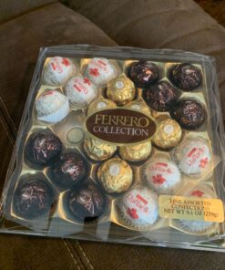 Ferrero Collection, 24 Count, Premium Gourmet Assorted Hazelnut Milk Chocolate, Dark Chocolate And Coconut Chocolates, Luxury Chocolate Holiday Gift Box 24 Count (Pack of 1) 39 81H6FfKHIJL