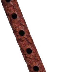 Unique 13" Exotic Hand Carved Authentic Traditional Wooden Flute Great Sound Indian Musical Instrument Store Indya 10 81H738RgSnL