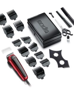 Andis 75360 Adjustable Blade Clipper Easy Cut 20-Piece Haircutting Kit, Red/Black 13 81H7oe50L2L