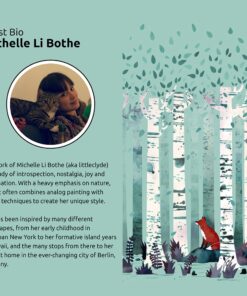 Artovida Artists Collective Insulated Neoprene Lunch Bag With - Design by Michelle Li Bothe (Germany) Birches - Washable Soft Lunch Tote for Work and Picnic - Classic Michelle Li Bothe Birches 22 81H8XkFgbZL