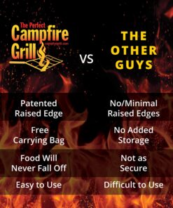 The Perfect CampfireGrill, Explorer, 12-Inch by 18-Inch 14 81H92S2zgL