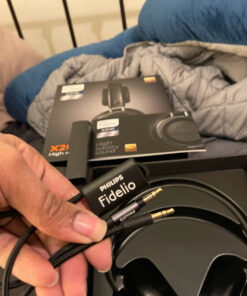 PHILIPS Fidelio X2HR Over The Ear Open Back Wired Headphone 50mm Drivers- Black Professional Studio Monitor Headphones with Detachable Cable 20 81H991kO5L