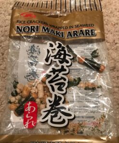 JFC Nori Maki Arare Rice Crackers, 3 Ounce Seaweed 3 Ounce (Pack of 1) 8 81H9odPRJBL