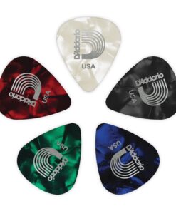 Alternative view of D'Addario Celluloid Guitar Picks - Guitar Accessories - Guitar Picks for Acoustic Guitar, Electric Guitar, Bass Guitar - Natural Feel, Warm Tone - Assorted, Light 0.50mm, 10-pack 0.50mm-Light