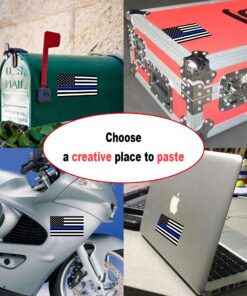 Aootf American Flag License Plate Frames- Patriotic USA Car Tag Cover, 2 Pack 4 Hole Thin Matte Black Brushed Aluminum Plastic Composite Holder for Front/Rear, Screws Caps with Blue Line Decal 18 81HAmchrX6L