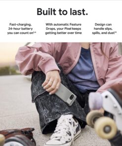 Google Pixel 8 - Unlocked Android Smartphone with Advanced Pixel Camera, 24-Hour Battery, and Powerful Security - Obsidian - 128 GB Phone Only 21 81HBNeCkItL