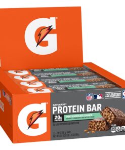 Alternative view of Gatorade Whey Protein Bars, Mint Chocolate Crunch, 2.8 oz bars (Pack of 12, 20g of protein per bar) 12 Count (Pack of 1)