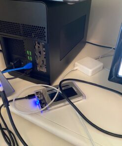 Razer Core X Chroma Aluminum External GPU Enclosure (eGPU): Compatible with Windows & MacOS Thunderbolt 3 Laptops, NVIDIA/AMD PCIe Support, 700W PSU, 4X USB 3.1, 1x Gbit Ethernet, Chroma RGB, Black Classic Black eGPU 36 81HBoPv1kXL 1